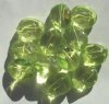 12 26x20mm Acrylic Lime Oval Nuggets